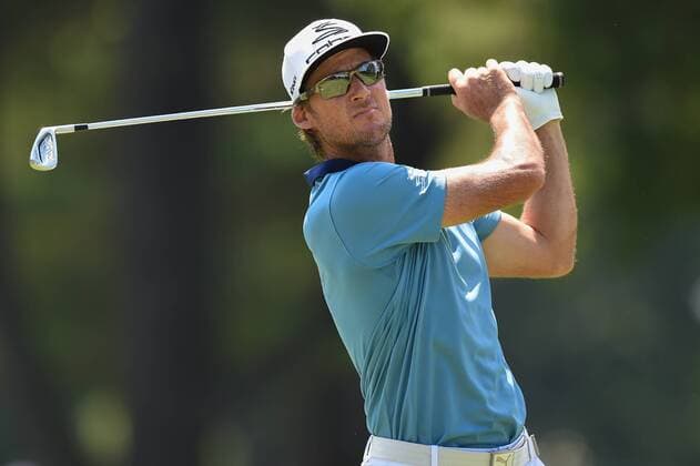 June 25, 2016 - Will MacKenzie tees off at hole number two during third round play at the Quicken Loans National at Congressional Country Club in Bethesda MD. PGA Golf Herren 2016: Quicken Loans National JUN 25 - ZUMAcjm_
