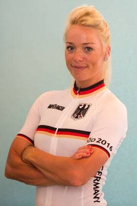 Rio 2016, Radsport, Straße, Präsentation deutsche Teilnehmer Empfang und Vorstellung eines Teil der Olympia Teilnehmer für Rio im Rahmen der Deutschen Meisterschaften im Straßenradsport im Bild: Charlotte Becker (Bahn Ausdauer)