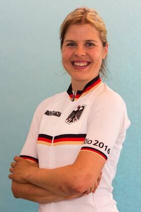 Rio 2016, Radsport, Straße, Präsentation deutsche Teilnehmer Empfang und Vorstellung eines Teil der Olympia Teilnehmer für Rio im Rahmen der Deutschen Meisterschaften im Straßenradsport im Bild: Romy Kasper (Straßenrennen)