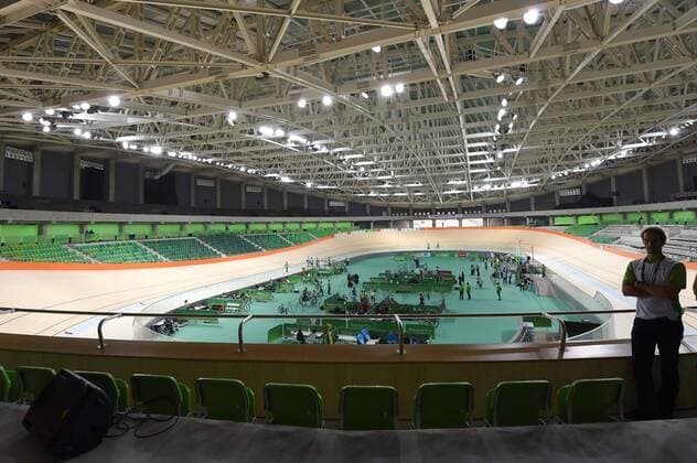 Entrega do Vel?dromo Rio 2016 RIO DE JANEIRO, Brazil - 26 06 2016: VELODROME DELIVERY RIO 2016 - Eduardo Paes delivers the Olympic Velodrome Rio to the President of Rio 2016, Carlos Arthur Nuzman. The works were delayed and delivery is the last of the Olympic Park Rio 2016 in Barra da Tijuca. (Photo: Celso Pupo FotoArena) 1152809  CelsoxPupo