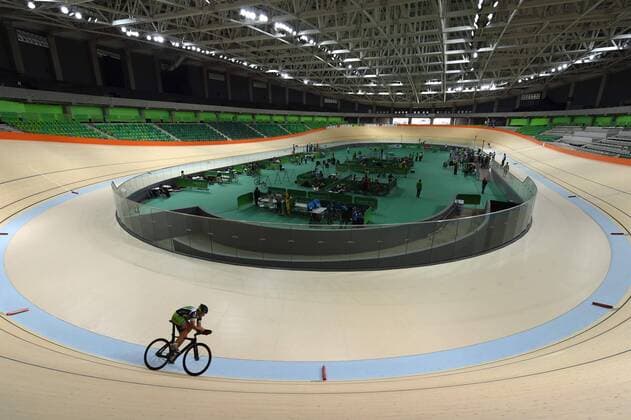 Entrega do Vel?dromo Rio 2016 RIO DE JANEIRO, Brazil - 26 06 2016: VELODROME DELIVERY RIO 2016 - Eduardo Paes delivers the Olympic Velodrome Rio to the President of Rio 2016, Carlos Arthur Nuzman. The works were delayed and delivery is the last of the Olympic Park Rio 2016 in Barra da Tijuca. (Photo: Celso Pupo FotoArena) 1152810  CelsoxPupo