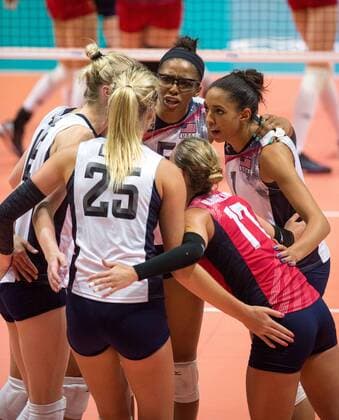 June 26, 2016 - Hong Kong, Hong Kong S.A.R, China - RACHEL ADAMS of the USA (c) screams instructions to her team.FIVB Volleyball World Grand Prix Hong Kong 2016. USA secure a 3-0 win over China at the Hong Kong Coliseum with scores of 25-19,25-21,25-17 USA beat China in the women FIVB Volleyball World Grand Prix Hong Kong 2016 - ZUMAr144