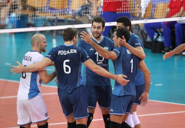 2016.06.26 LODZ ATLAS ARENA FIVB MEN S VOLLEYBALL WORLD LEAGUE LIGA -- Nationalteam - Argentinien vs Russland -- LUCIANO DE CECCO -  20160626APPA_012AK