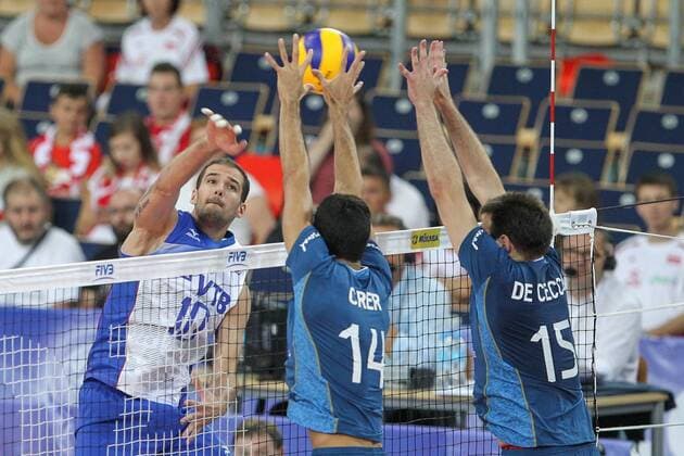 26.06.2016 LODZ SIATKOWKA MEZCZYZN LIGA SWIATOWA 2016 FIVB VOLLEYBALL WORLD LEAGUE 2016 - Nationalteam Länderspiel -- ARGENTINIEN - RUSSLAND -- ALEXANDER MARKIN  20160626FNMG019