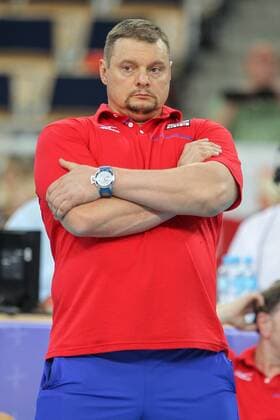 26.06.2016 LODZ SIATKOWKA MEZCZYZN LIGA SWIATOWA 2016 FIVB VOLLEYBALL WORLD LEAGUE 2016 - Nationalteam Länderspiel -- ARGENTINIEN - RUSSLAND -- VLADIMIR ALEKNO - I TRENER ( HEAD COACH ) SYLWETKA  20160626FNMG023