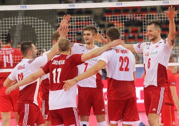 2016.06.26 LODZ ATLAS ARENA FIVB MEN S VOLLEYBALL WORLD LEAGUE LIGA Nationalteam Länderspiel -- Polen - Frankreich -- KAROL KLOS & BARTOSZ KUREK BEDNORZ ZATORSKI - FRANCExOUT!  20160626APPA_107AK
