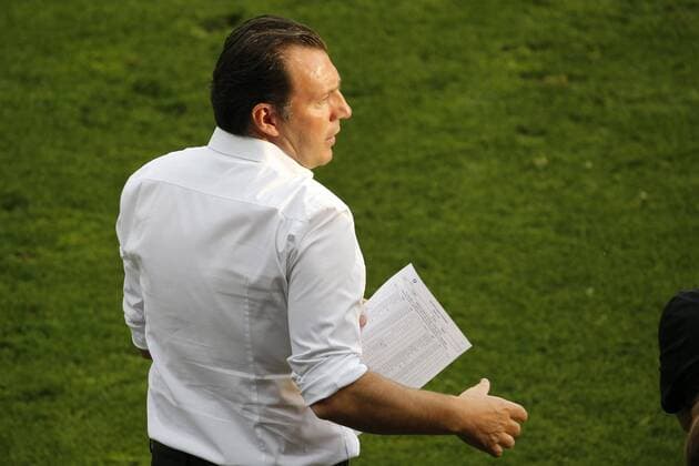 TOULOUSE, FRANCE - JUNE 26 : Marc Wilmots head coach of Belgian Team FOOTBALL : Hongrie vs Belgique - UEFA EURO EM Europameisterschaft, Nationalteam Länderspiel, Fussball 2016 - Huitieme De Finale - Toulouse - 26 06 2016 PhotoNews Panoramic  UKYD6e