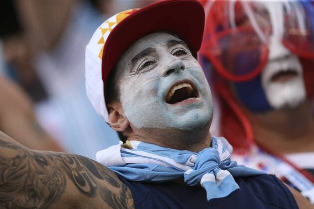 Argentina cheer on their team before the Copa America Centenario final match between Argentina and Chile at MetLife stadium in East Rutherford, New Jersey, 26 June 2016. COPA AMERICA CENTENARIO FINAL MATCH !ACHTUNG: NUR REDAKTIONELLE NUTZUNG!  NJY005 20160627-636025874603400957