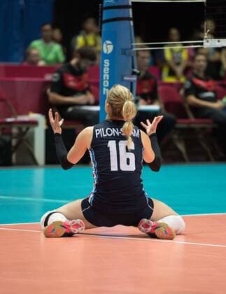 June 26, 2016 - Hong Kong, Hong Kong S.A.R, China - DEBBY STAM-PILON disappointment at a missed point.FIVB Volleyball World Grand Prix Hong Kong 2016. Netherlands secure a place in the semi-finals with a 3-0 win over Germany in Hong Kong with scores of 26-24,25-20,25-22. Volleyball 2016 - FIVB World Grand Prix Hong Kong - ZUMAr144
