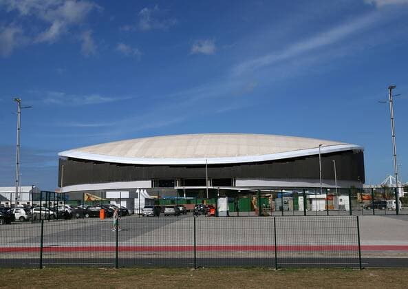 (160627) -- RIO DE JANEIRO, June 27, 2016 -- Photo taken on June 26, 2016 shows the exterior of the Velodrome inside the Rio 2016 Olympic Park in Rio de Janeiro, Brazil, June 26, 2016. The last venue of the Rio 2016 Olympic Park was officially delivered to the Organizing Committee of the Rio 2016 Olympic and Paralympic Games on Sunday. ) (SP)BRAZIL-RIO DE JANEIRO-OLYMPIC VENUE-VELODROME LixMing 