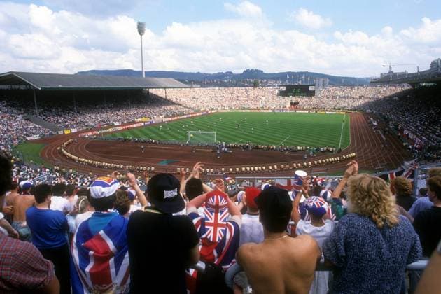 Europameisterschaft Vorrunde, England - Irland im Stuttgarter Neckarstadion