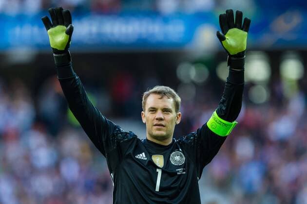 Sonntag 26.06.2016, Europameisterschaft in Frankreich, Lille, Achtelfinale, Deutschland - Slowakei, 3:0, Torwart Manuel Neuer (GER 1) DeFodi507