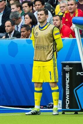 Monntag 27.06.2016, Europameisterschaft in Frankreich, Paris, Achtelfinale, Italien - Spanien, 2:0, Torwart Iker Casillas (ESP 1) DeFodi507
