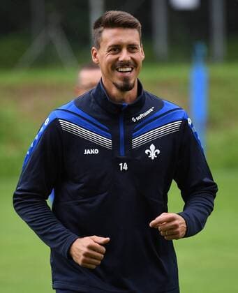 28.06.2016, xjhx, Fussball 1.Bundesliga, SV Darmstadt 98 Training emspor, v.l. Sandro Wagner (SV Darmstadt 98) Darmstadt