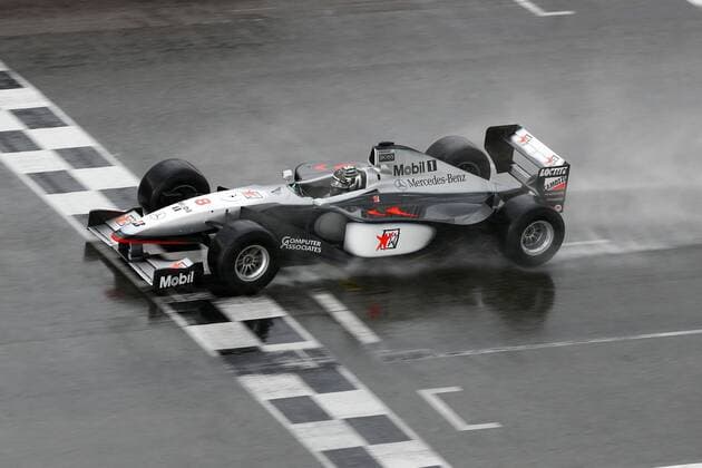 Motorsports: Trackday F1 Deutschland, Hockenheim zum großen Preis von deutschland 6 Nico Rosberg (GER, Mercedes AMG Petronas F1 Team) fährt den 1998: McLaren-Mercedes MP4 13 xJuergenxTapx xHochxZweix