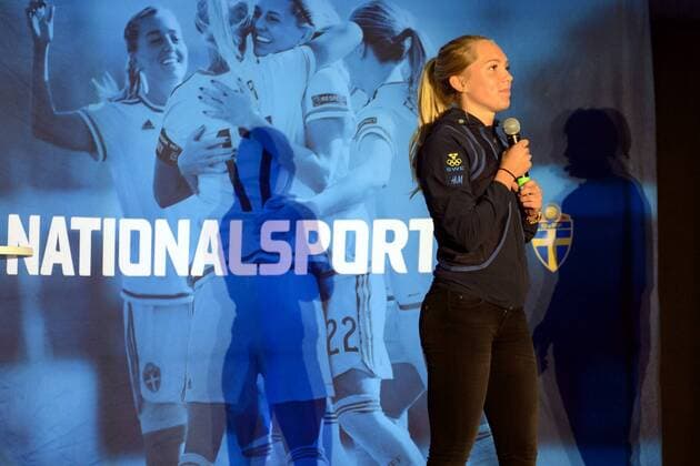 160628 Sverige Elin Rubensson under en presskonferens där OS-truppen presenterades den 28 juni 2016 i Halmstad.  Copyright: AndersxBjurö BB160628BB330