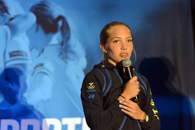160628 Sverige Elin Rubensson under en presskonferens där OS-truppen presenterades den 28 juni 2016 i Halmstad.  Copyright: AndersxBjurö BB160628BB331