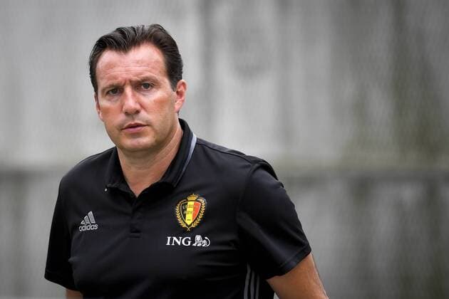 Belgium s head coach Marc Wilmots pictured after a training session of Belgian soccer team Red Devils in Bordeaux, France, during the Euro 2016 UEFA European Championship EM Europameisterschaft in France, on Wednesday 29 June 2016. The Euro2016 tournament is taking place from 10 June to 10 July. Next Friday Belgium will play Wales in the quarter finals. DIRKxWAEM  x04881051x