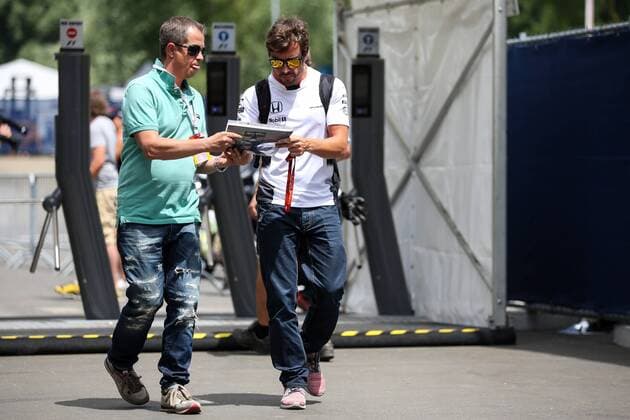 FORMULA 1 - GP of Austria 2016 SPIELBERG,AUSTRIA,30.JUN.16 - MOTORSPORTS, FORMULA 1 - Grand Prix of Austria, Red Bull Ring, preview. Image shows Fernando Alonso (ESP McLaren Honda). GEPAxpictures xDanielxGoetzhaber