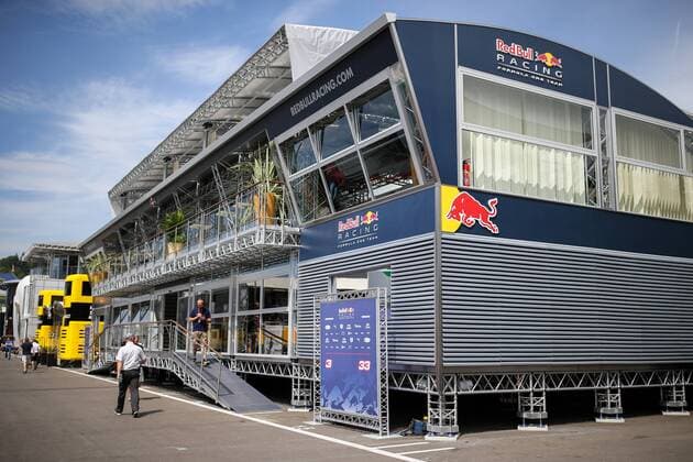 Formel 1, GP von Österreich in Spielberg FORMULA 1 - GP of Austria 2016 SPIELBERG,AUSTRIA,30.JUN.16 - MOTORSPORTS, FORMULA 1 - Grand Prix of Austria, Red Bull Ring, preview. Image shows the Red Bull Energy Station. GEPAxpictures xDanielxGoetzhaber