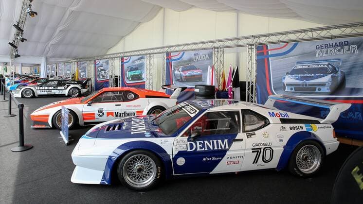 FORMULA 1 - GP of Austria 2016 SPIELBERG,AUSTRIA,30.JUN.16 - MOTORSPORTS, FORMULA 1 - Grand Prix of Austria, Red Bull Ring, preview. Image shows the old BMW M1 Procar cars. GEPAxpictures xMaticxKlansek