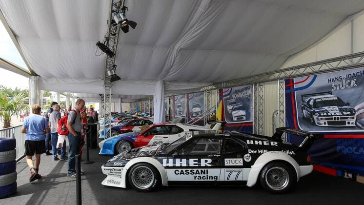 FORMULA 1 - GP of Austria 2016 SPIELBERG,AUSTRIA,30.JUN.16 - MOTORSPORTS, FORMULA 1 - Grand Prix of Austria, Red Bull Ring, preview. Image shows the old BMW M1 Procar cars. GEPAxpictures xMaticxKlansek