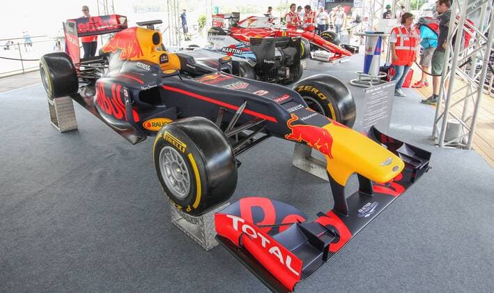 FORMULA 1 - GP of Austria 2016 SPIELBERG,AUSTRIA,30.JUN.16 - MOTORSPORTS, FORMULA 1 - Grand Prix of Austria, Red Bull Ring, preview. Image shows a Red Bull F1 car. GEPAxpictures xMarioxKneisl