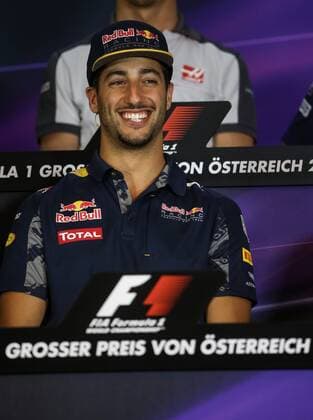 FORMULA 1 - GP of Austria 2016 SPIELBERG,AUSTRIA,30.JUN.16 - MOTORSPORTS, FORMULA 1 - Grand Prix of Austria, Red Bull Ring, preview, press conference PK Pressekonferenz Image shows Daniel Ricciardo (AUS Red Bull Racing). GEPAxpictures xDanielxGoetzhaber