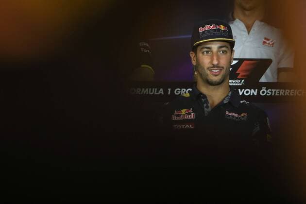 FORMULA 1 - GP of Austria 2016 SPIELBERG,AUSTRIA,30.JUN.16 - MOTORSPORTS, FORMULA 1 - Grand Prix of Austria, Red Bull Ring, preview, press conference PK Pressekonferenz Image shows Daniel Ricciardo (AUS Red Bull Racing). GEPAxpictures xDanielxGoetzhaber