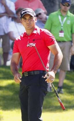 June 30, 2016 - Akron, OH, USA - Jason Day watches his missed putt on the 17th green during the first round of the Bridgestone Invitational at Firestone Country Club in Akron, Ohio, on Thursday, June 30, 2016. Bridgestone Invitational at Firestone Country Club, first round - ZUMAm67_
