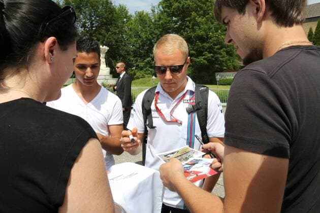 Austrian Grand Prix Zeltweg - Spielberg, 30. 06. 2016 Ankunft der Fahrer Valtteri BOTTAS
