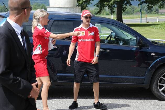 Austrian Grand Prix Zeltweg - Spielberg, 30. 06. 2016 Ankunft der Fahrer Sebastian VETTEL