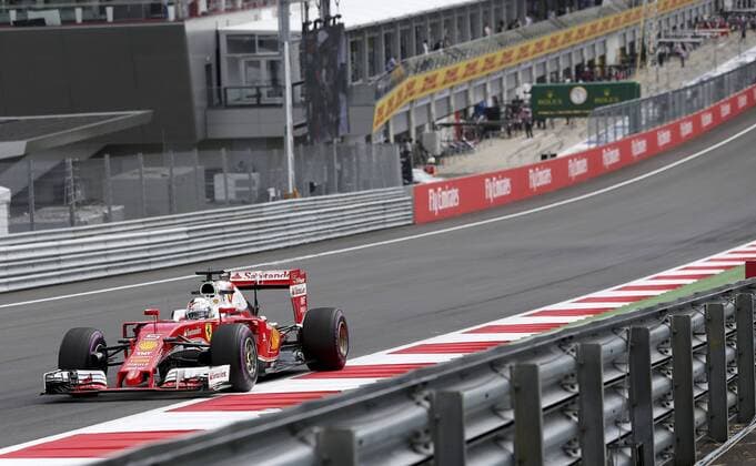 FORMULA 1 - GP of Austria 2016 SPIELBERG,AUSTRIA,01.JUL.16 - MOTORSPORTS, FORMULA 1 - Grand Prix of Austria, Red Bull Ring, free practice. Image shows Sebastian Vettel (GER Ferrari). GEPAxpictures xHansxOberlaender