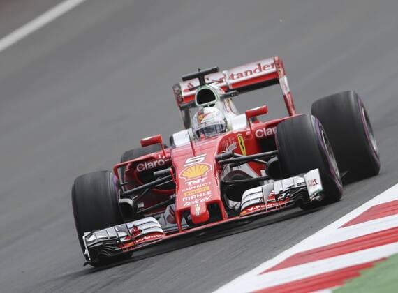 FORMULA 1 - GP of Austria 2016 SPIELBERG,AUSTRIA,01.JUL.16 - MOTORSPORTS, FORMULA 1 - Grand Prix of Austria, Red Bull Ring, free practice. Image shows Sebastian Vettel (GER Ferrari). GEPAxpictures xHansxOberlaender