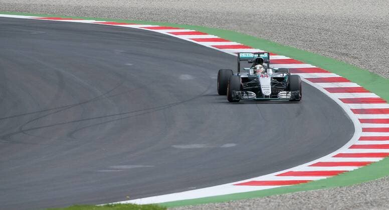 FORMULA 1 - GP of Austria 2016 SPIELBERG,AUSTRIA,01.JUL.16 - MOTORSPORTS, FORMULA 1 - Grand Prix of Austria, Red Bull Ring, free practice. Image shows Lewis Hamilton (GBR Mercedes GP). GEPAxpictures xMarioxKneisl