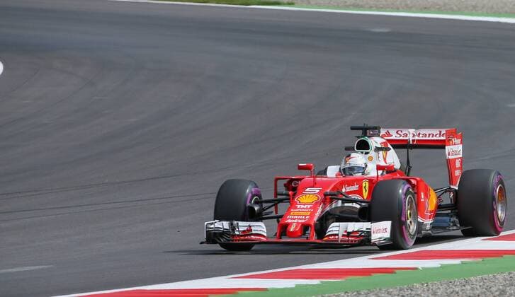 FORMULA 1 - GP of Austria 2016 SPIELBERG,AUSTRIA,01.JUL.16 - MOTORSPORTS, FORMULA 1 - Grand Prix of Austria, Red Bull Ring, free practice. Image shows Sebastian Vettel (GER Ferrari). GEPAxpictures xMarioxKneisl