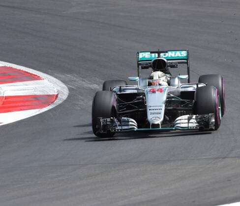 FORMULA 1 - GP of Austria 2016 SPIELBERG,AUSTRIA,01.JUL.16 - MOTORSPORTS, FORMULA 1 - Grand Prix of Austria, Red Bull Ring, free practice. Image shows Lewis Hamilton (GBR Mercedes). GEPAxpictures xHansxOberlaender