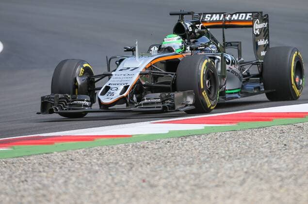 FORMULA 1 - GP of Austria 2016 SPIELBERG,AUSTRIA,01.JUL.16 - MOTORSPORTS, FORMULA 1 - Grand Prix of Austria, Red Bull Ring, free practice. Image shows Nico Huelkenberg (GER Force India). GEPAxpictures xMarioxKneisl