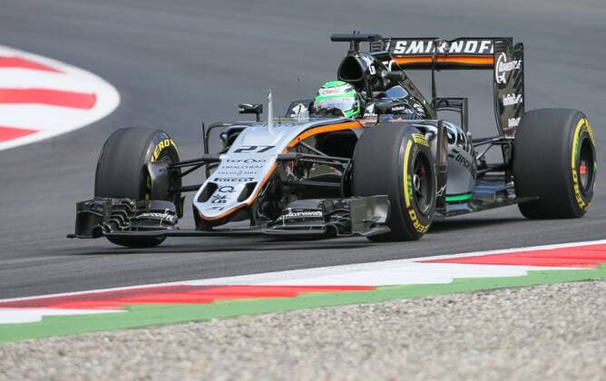 FORMULA 1 - GP of Austria 2016 SPIELBERG,AUSTRIA,01.JUL.16 - MOTORSPORTS, FORMULA 1 - Grand Prix of Austria, Red Bull Ring, free practice. Image shows Nico Huelkenberg (GER Force India). GEPAxpictures xMarioxKneisl