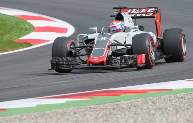 FORMULA 1 - GP of Austria 2016 SPIELBERG,AUSTRIA,01.JUL.16 - MOTORSPORTS, FORMULA 1 - Grand Prix of Austria, Red Bull Ring, free practice. Image shows Romain Grosjean (FRA Haas). GEPAxpictures xMarioxKneisl