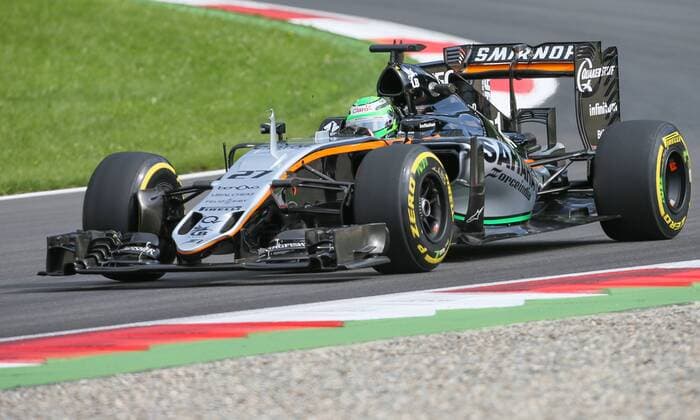 FORMULA 1 - GP of Austria 2016 SPIELBERG,AUSTRIA,01.JUL.16 - MOTORSPORTS, FORMULA 1 - Grand Prix of Austria, Red Bull Ring, free practice. Image shows Nico Huelkenberg (GER Force India). GEPAxpictures xMarioxKneisl