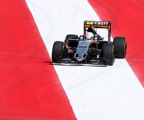 FORMULA 1 - GP of Austria 2016 SPIELBERG,AUSTRIA,01.JUL.16 - MOTORSPORTS, FORMULA 1 - Grand Prix of Austria, Red Bull Ring, free practice. Image shows Alfonso Celis jun (MEX Force India). GEPAxpictures xHansxOberlaender