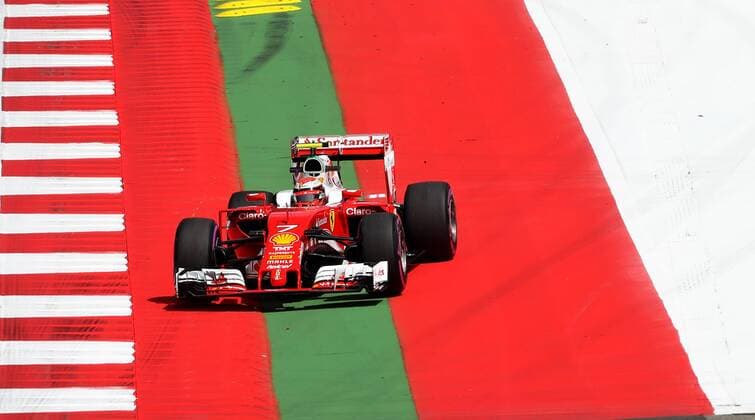 FORMULA 1 - GP of Austria 2016 SPIELBERG,AUSTRIA,01.JUL.16 - MOTORSPORTS, FORMULA 1 - Grand Prix of Austria, Red Bull Ring, free practice. Image shows Kimi Raeikkoenen (FIN Ferrari). GEPAxpictures xHansxOberlaender