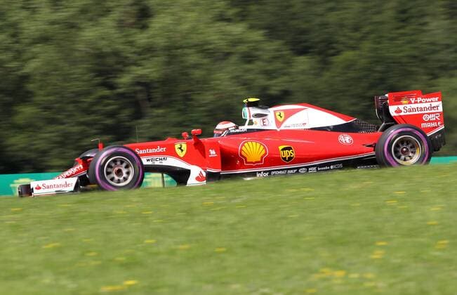 FORMULA 1 - GP of Austria 2016 SPIELBERG,AUSTRIA,01.JUL.16 - MOTORSPORTS, FORMULA 1 - Grand Prix of Austria, Red Bull Ring, free practice. Image shows Kimi Raeikkoenen (FIN Ferrari). GEPAxpictures xMarioxKneisl