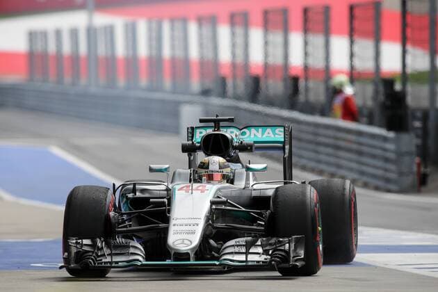 FORMULA 1 - GP of Austria 2016 SPIELBERG,AUSTRIA,01.JUL.16 - MOTORSPORTS, FORMULA 1 - Grand Prix of Austria, Red Bull Ring, free practice. Image shows Lewis Hamilton (GBR Mercedes GP). GEPAxpictures xMaticxKlansek