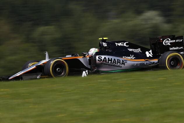 Motorsports: FIA Formula One World Championship WM Weltmeisterschaft 2016, Grand Prix of Austria, 11 Sergio Perez (MEX, Sahara Force India F1 Team), xHOCHxZWEIx