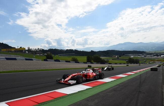 Sebastian Vettel, Scuderia Ferrari, formula 1 GP, Austria in Spielberg, 01.07.2016 Photo:mspb Jerry Andre Sebastian Vettel, formula 1 GP, Austria