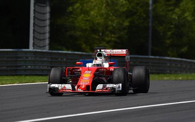 Sebastian Vettel, Scuderia Ferrari, formula 1 GP, Austria in Spielberg, 01.07.2016 Photo:mspb Jerry Andre Sebastian Vettel, formula 1 GP, Austria