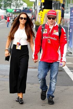 Kimi Raiikkoenen, Scuderia Ferrari, Freundin Minttu Virtanen, formula 1 GP, Austria in Spielberg, 01.07.2016 Photo:mspb Jerry Andre Kimi Raikkoenen, Freundin Minttu Virtanen, formula 1 GP, Austria