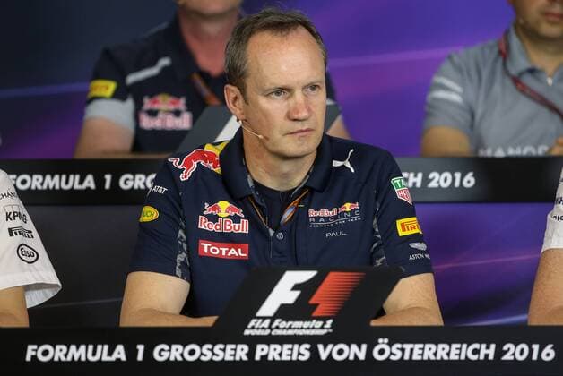FORMULA 1 - GP of Austria 2016 SPIELBERG,AUSTRIA,01.JUL.16 - MOTORSPORTS, FORMULA 1 - Grand Prix of Austria, Red Bull Ring, free practice, press conference PK Pressekonferenz Image shows Paul Monaghan (Red Bull). GEPAxpictures xDanielxGoetzhaber